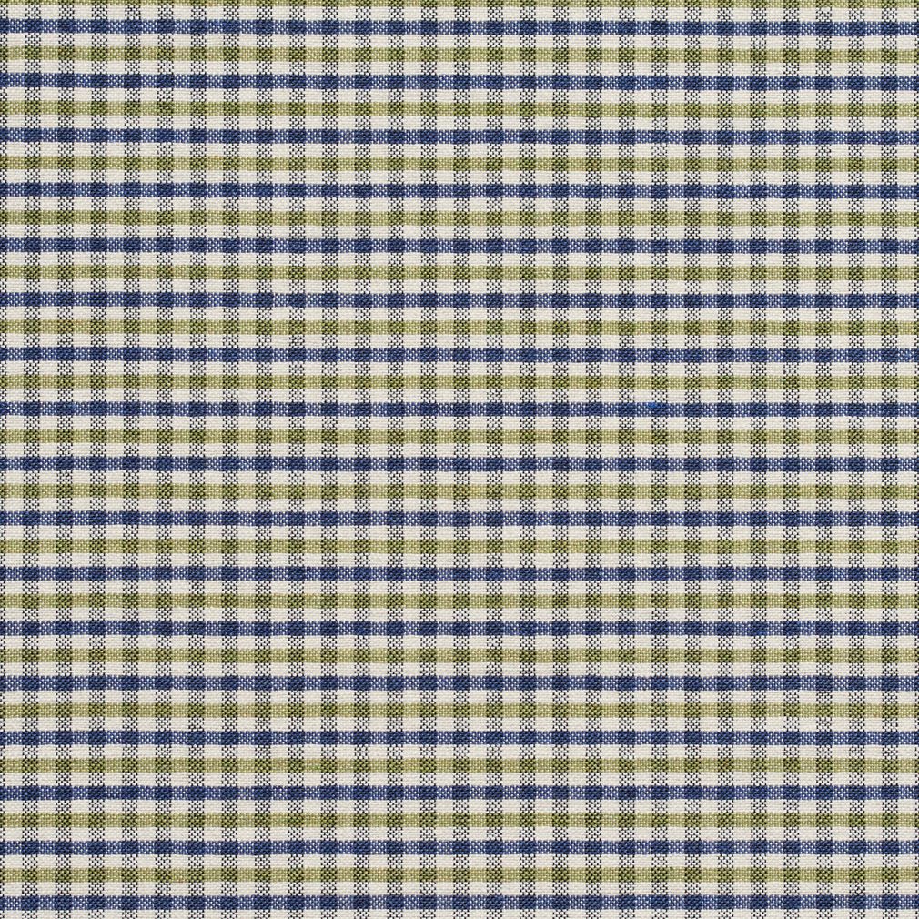 5813 Check & Houndstooth,Small Scale Laguna Check Blue,Green Charlotte Fabrics