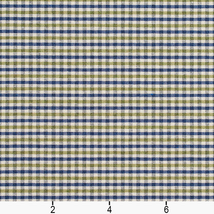 5813 Check & Houndstooth,Small Scale Laguna Check Blue,Green Charlotte Fabrics