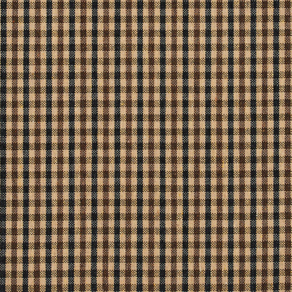 5817 Check & Houndstooth,Small Scale Espresso Check Black,Brown Charlotte Fabrics