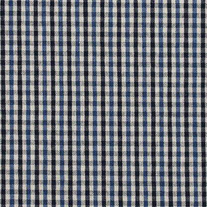 5819 Check & Houndstooth,Small Scale Cobalt Check Blue Charlotte Fabrics