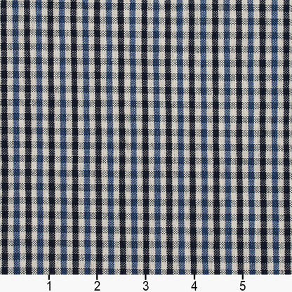 5819 Check & Houndstooth,Small Scale Cobalt Check Blue Charlotte Fabrics
