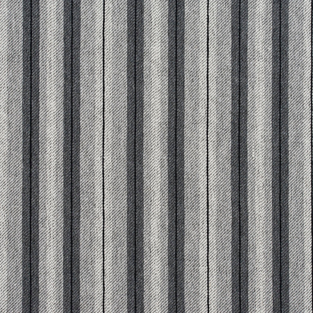 5820 Stripe Sterling Stripe Grey & Silver Charlotte Fabrics