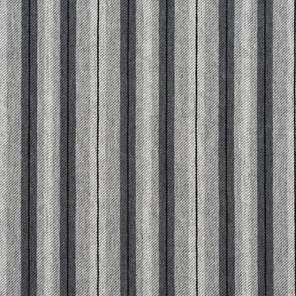 5820 Stripe Sterling Stripe Grey & Silver Charlotte Fabrics