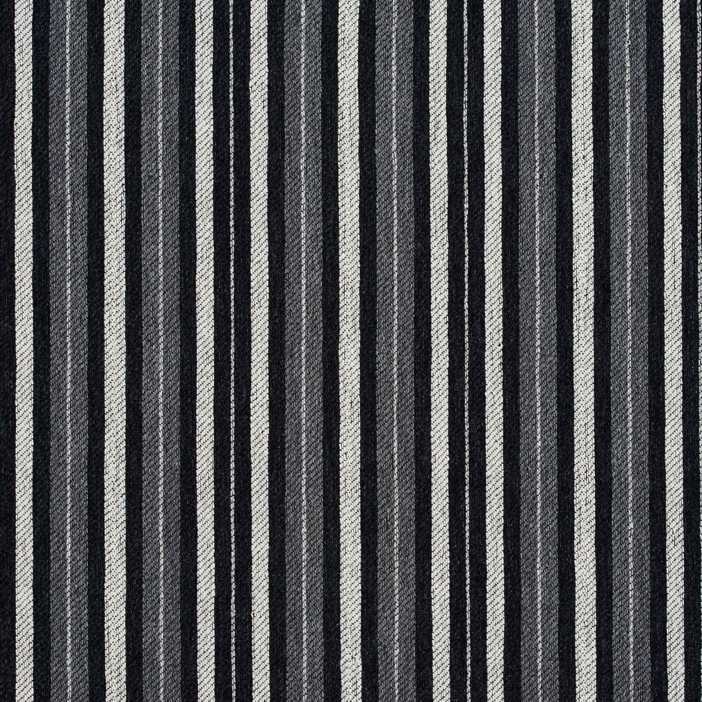 5825 Stripe Onyx Stripe Black Charlotte Fabrics