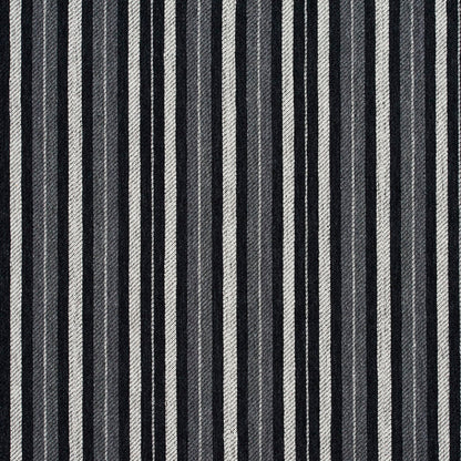 5825 Stripe Onyx Stripe Black Charlotte Fabrics