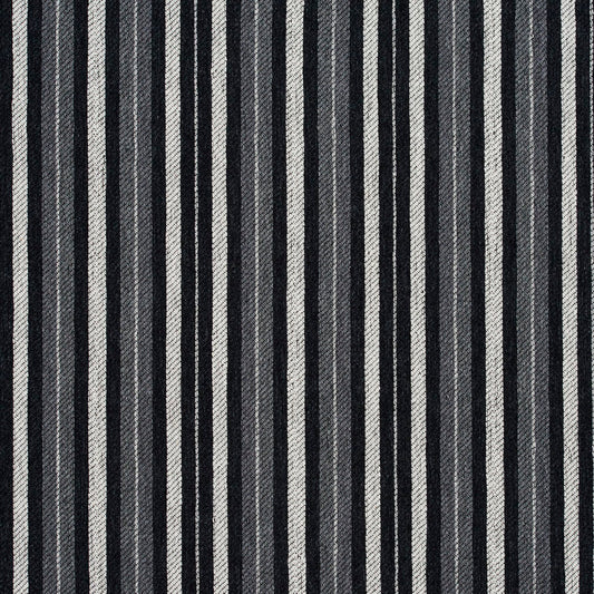 5825 Stripe Onyx Stripe Black Charlotte Fabrics