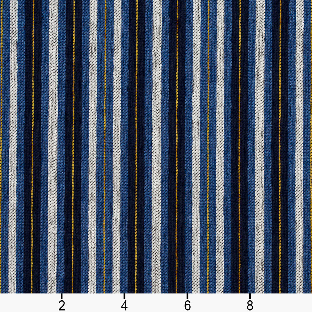 5829 Stripe Cobalt Stripe Blue Charlotte Fabrics