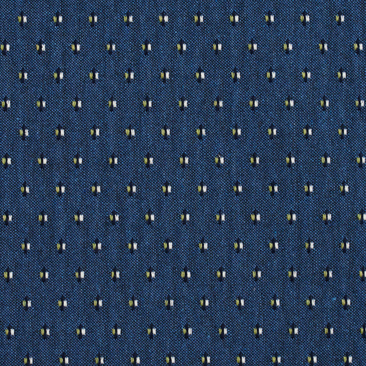 5833 Small Scale Laguna Dot Blue Charlotte Fabrics