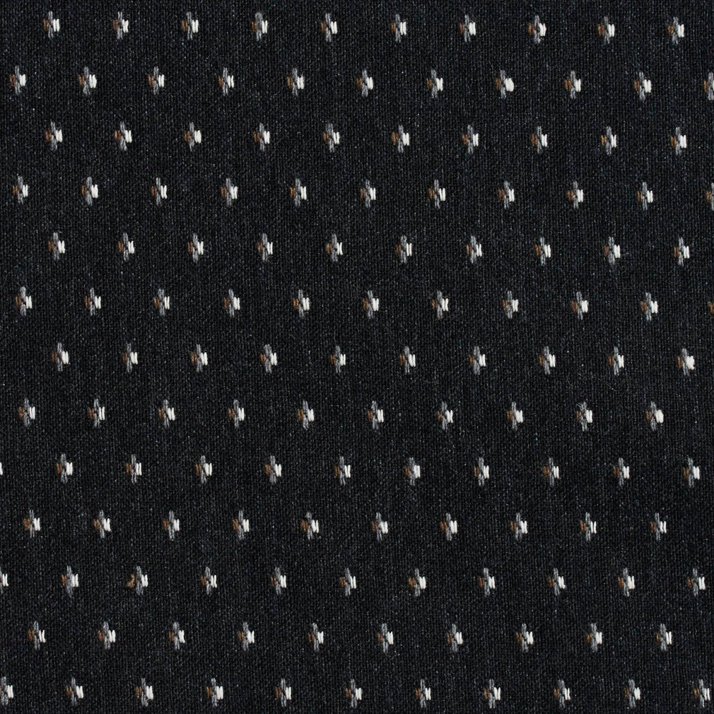 5835 Small Scale Onyx Dot Black Charlotte Fabrics