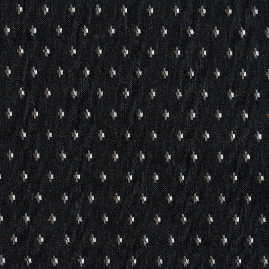 5835 Small Scale Onyx Dot Black Charlotte Fabrics