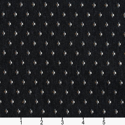 5835 Small Scale Onyx Dot Black Charlotte Fabrics