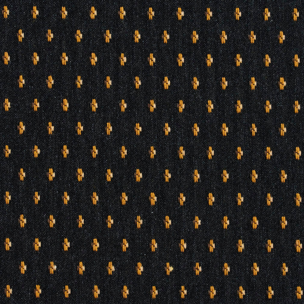 5837 Small Scale Espresso Dot Black Charlotte Fabrics