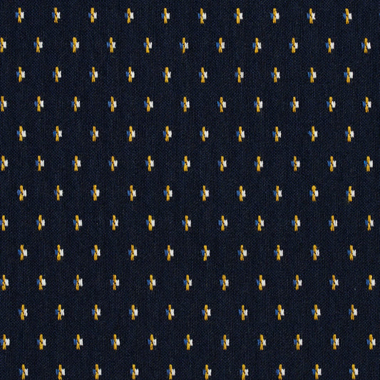 5839 Small Scale Cobalt Dot Blue Charlotte Fabrics