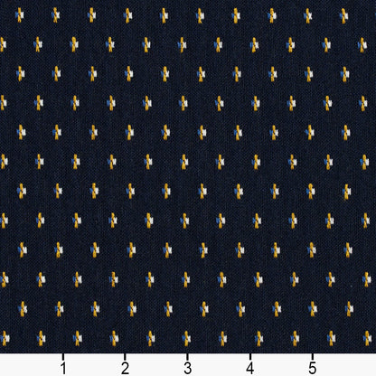 5839 Small Scale Cobalt Dot Blue Charlotte Fabrics