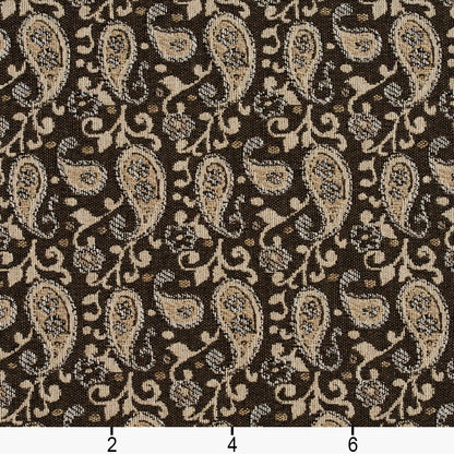 5842 Paisley Desert Paisley Brown Charlotte Fabrics