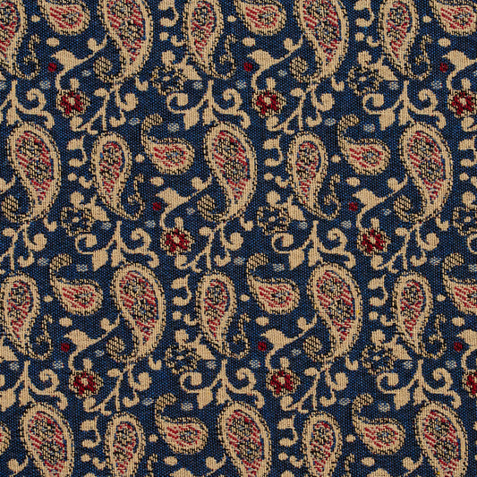 5844 Paisley Patriot Paisley Blue Charlotte Fabrics