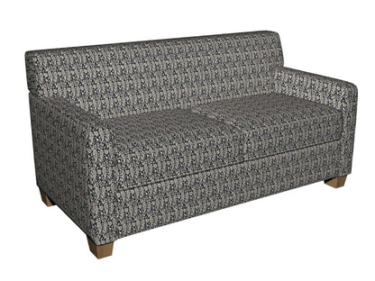 5845 Paisley Onyx Paisley Black Charlotte Fabrics