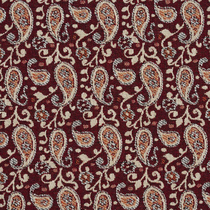 5846 Paisley Spice Paisley Red & Burgundy Charlotte Fabrics