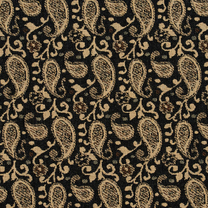 5847 Paisley Espresso Paisley Black Charlotte Fabrics
