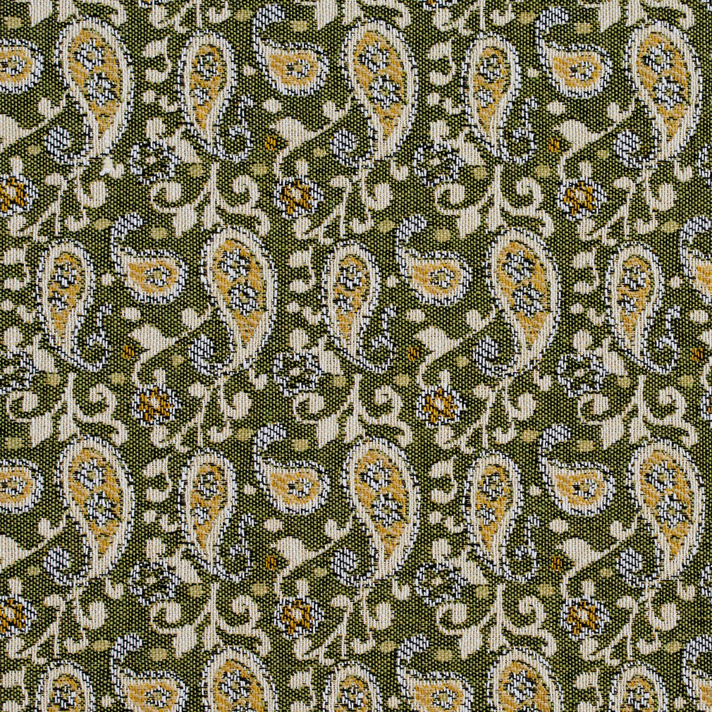 5848 Paisley Spring Paisley Green Charlotte Fabrics