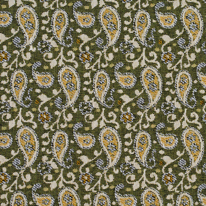 5848 Paisley Spring Paisley Green Charlotte Fabrics