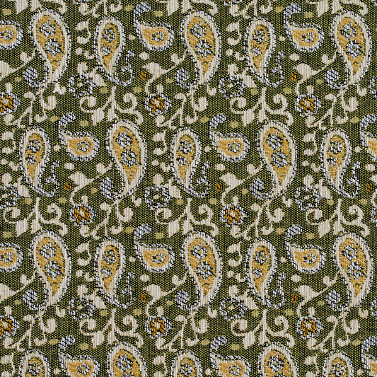 5848 Paisley Spring Paisley Green Charlotte Fabrics