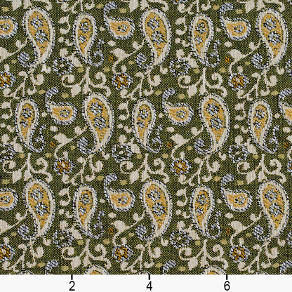 5848 Paisley Spring Paisley Green Charlotte Fabrics