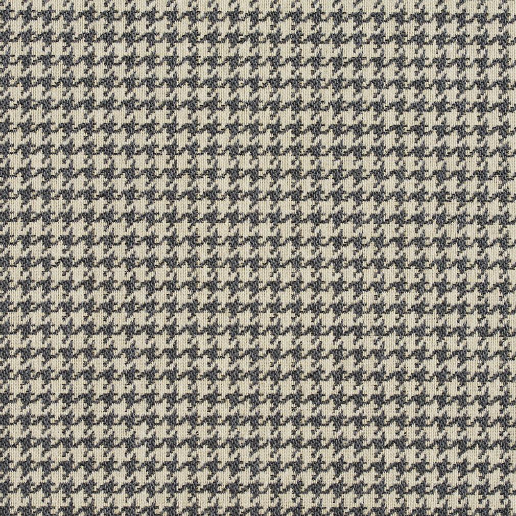5850 Check & Houndstooth,Small Scale Sterling Houndstooth Grey & Silver Charlotte Fabrics