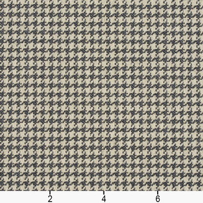 5850 Check & Houndstooth,Small Scale Sterling Houndstooth Grey & Silver Charlotte Fabrics