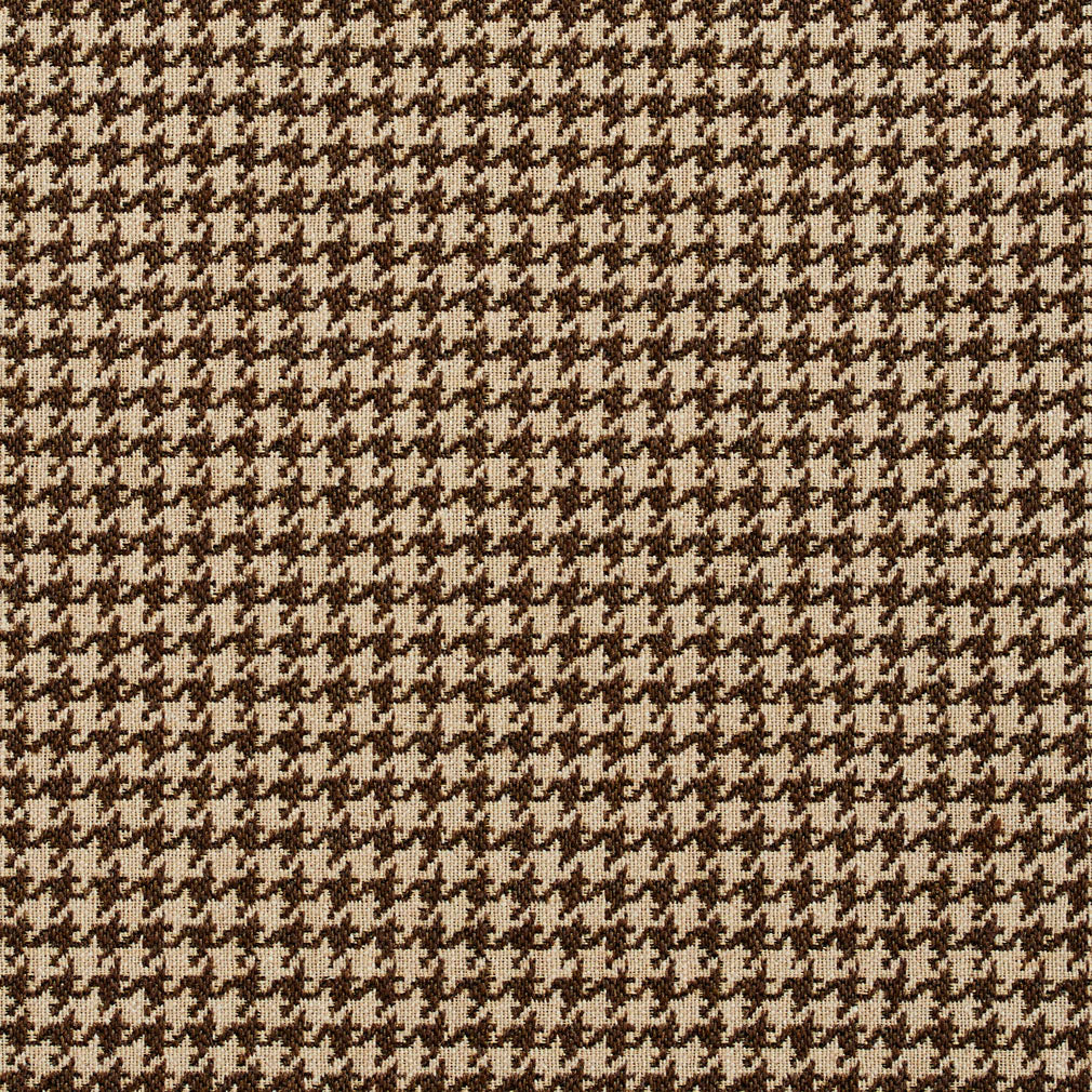 5852 Check & Houndstooth,Small Scale Desert Houndstooth Brown Charlotte Fabrics