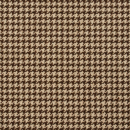 5852 Check & Houndstooth,Small Scale Desert Houndstooth Brown Charlotte Fabrics