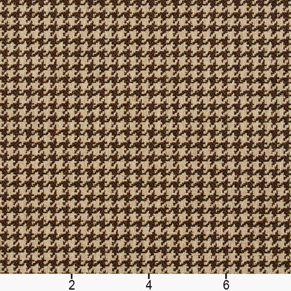 5852 Check & Houndstooth,Small Scale Desert Houndstooth Brown Charlotte Fabrics