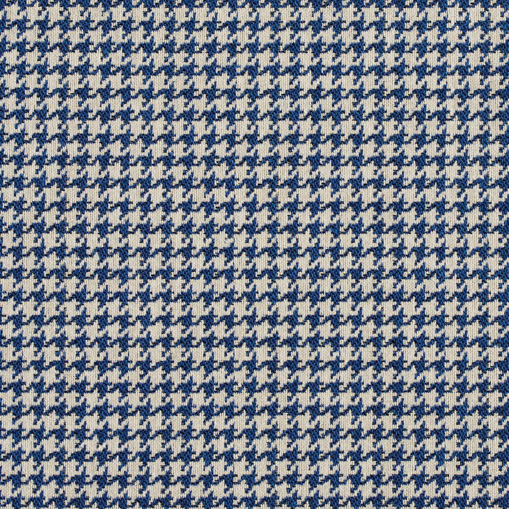 5853 Check & Houndstooth,Small Scale Laguna Houndstooth Blue Charlotte Fabrics