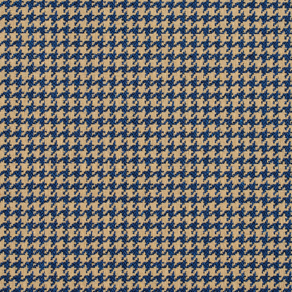 5855 Check & Houndstooth,Small Scale Patriot Houndstooth Blue Charlotte Fabrics