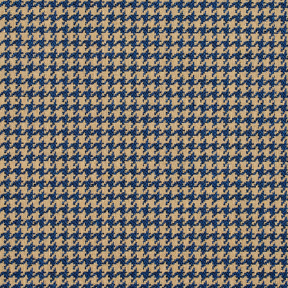 5855 Check & Houndstooth,Small Scale Patriot Houndstooth Blue Charlotte Fabrics