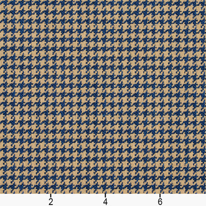 5855 Check & Houndstooth,Small Scale Patriot Houndstooth Blue Charlotte Fabrics