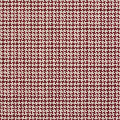 5856 Check & Houndstooth,Small Scale Spice Houndstooth Red & Burgundy Charlotte Fabrics
