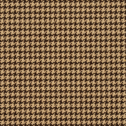 5857 Check & Houndstooth,Small Scale Espresso Houndstooth Brown Charlotte Fabrics