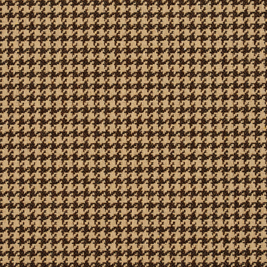 5857 Check & Houndstooth,Small Scale Espresso Houndstooth Brown Charlotte Fabrics