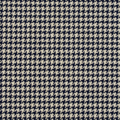 5859 Check & Houndstooth,Small Scale Cobalt Houndstooth Blue Charlotte Fabrics