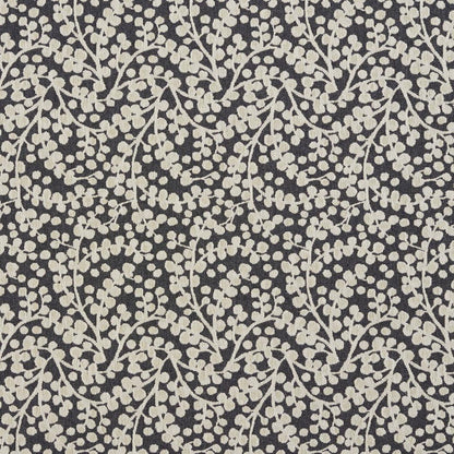 5860 Abstract & Geometric,Leaves Sterling Vine Grey & Silver Charlotte Fabrics