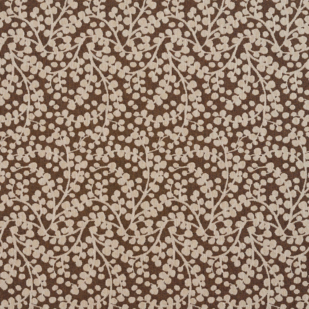 5862 Abstract & Geometric,Leaves Desert Vine Brown Charlotte Fabrics