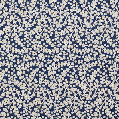 5863 Abstract & Geometric,Leaves Laguna Vine Blue Charlotte Fabrics