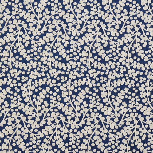 5863 Abstract & Geometric,Leaves Laguna Vine Blue Charlotte Fabrics