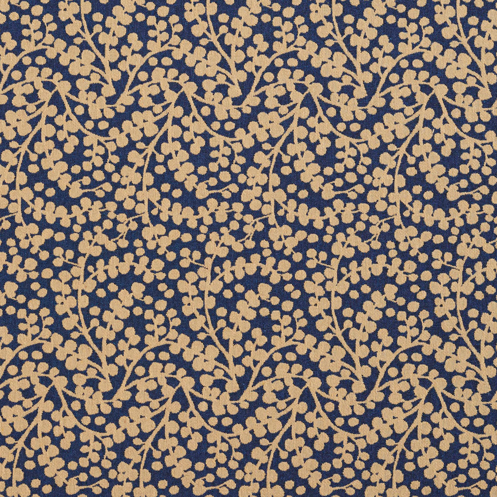5864 Abstract & Geometric,Leaves Patriot Vine Blue Charlotte Fabrics