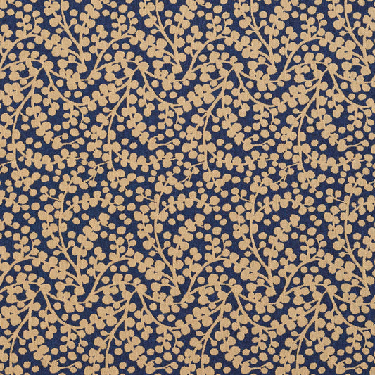 5864 Abstract & Geometric,Leaves Patriot Vine Blue Charlotte Fabrics