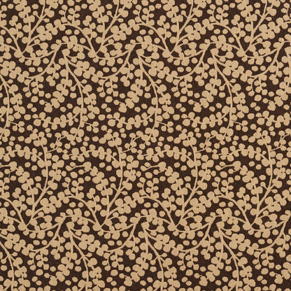 5867 Abstract & Geometric,Leaves Espresso Vine Brown Charlotte Fabrics