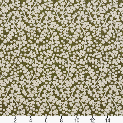 5868 Abstract & Geometric,Leaves Spring Vine Green Charlotte Fabrics