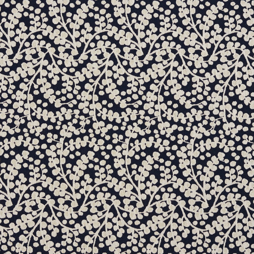 5869 Abstract & Geometric,Leaves Cobalt Vine Blue Charlotte Fabrics