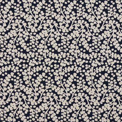 5869 Abstract & Geometric,Leaves Cobalt Vine Blue Charlotte Fabrics